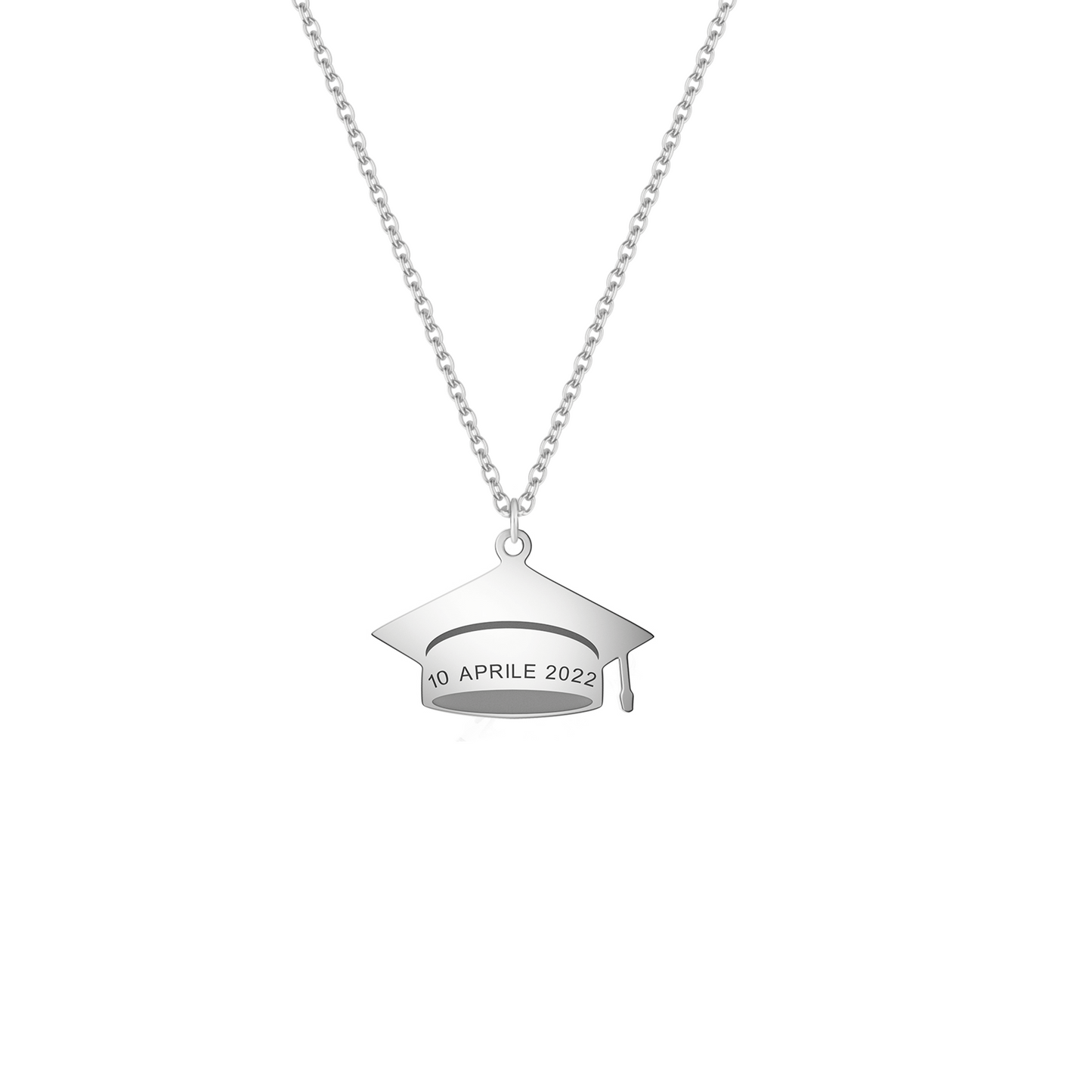 Collana con tocco personalizzato in argento