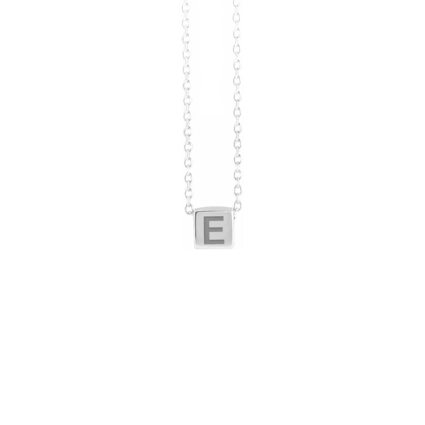 Collana con un dadino personalizzabile in argento 925‰